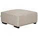 Ottomana Velluto Beige 80 X 80 Cm Lungo - Foto miniatura 3