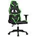 Sedia Da Gaming Nera E Verde In Similpelle - Foto miniatura 2