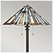 Piantana Tiffany Maybeck Acciaio Bronzo Valiant 2 Luci E27 - Foto miniatura 3