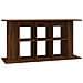 Supporto Acquario 120x40x60 Cm Legno Multistrato Rovere Marrone - Foto miniatura 1