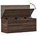 Contenitore Portaoggetti Rovere Marrone 90x35x35 Cm Truciolato - Foto miniatura 7