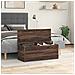 Contenitore Portaoggetti Rovere Marrone 90x35x35 Cm Truciolato - Foto miniatura 10