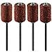 Nastro Abrasivo 6,3 Mm, K60, K80, K120, K240, Set Da 100 Pezzi, + Gambo 3,2 Mm, 2 Pz. - Foto miniatura 1