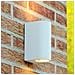 Applique Doppia Emissione A Parete Interno Esterno Ip65 Porta Faretto Gu10 Es14b - Foto miniatura 1