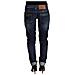 Jeans Denim Casual Da Donna Slim Fit In Cotone Blu - W26 - Foto miniatura 3