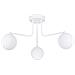 Lampadario Astral 3 Bianco Sl. 1659 - Minimalista Lampadario Bianco 29x62x62 Cm - Foto miniatura 1