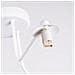 Lampadario Astral 3 Bianco Sl. 1659 - Minimalista Lampadario Bianco 29x62x62 Cm - Foto miniatura 7