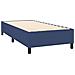 Letto a Molle con Materasso e LED Blu 90x200 cm in Tessuto - Foto miniatura 2