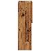 Mobili Porta TV con Luci LED 2 pz Legno Antico 30,5x30x102 cm - Foto miniatura 10