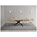 Tavolo allungabile 90x160/420 cm Karida quercia natura gambe antracite - Foto miniatura 3