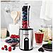 Design Smoothie Maker Mix & Go 0,6 L Frullatore per sportivi 300 W Acciaio inox - Foto miniatura 7