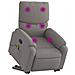 Poltrona Alzapersona Massaggiante Reclinabile Tortora Tessuto - Foto miniatura 2