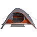 Tenda da Campeggio a Cupola per 6 Persone Grigia Impermeabile - Foto miniatura 6