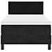Letto Box Spring con Materasso Nero 100x200 cm Velluto - Foto miniatura 8