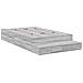 Struttura letto contenitore grigia Sonoma 120x190 cm - Foto miniatura 3