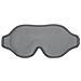 Mascherina Per Occhi 3d In Memory Foam E Lycra Per Dormire, Viaggiare E Rilassarsi Grey - Foto miniatura 3