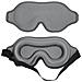 Mascherina Per Occhi 3d In Memory Foam E Lycra Per Dormire, Viaggiare E Rilassarsi Grey - Foto miniatura 1