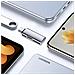 Adattatore Otg Da Type-c A Usb 3.0 + Tc Charging, Design Ovale - Trasferimento Dati Ad Alta Velocità E Ricarica Rapida Pd Black - Foto miniatura 3