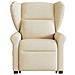 Poltrona Alzapersona Reclinabile Crema in Tessuto - Foto miniatura 4