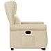 Poltrona Alzapersona Reclinabile Crema in Tessuto - Foto miniatura 5