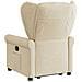 Poltrona Alzapersona Reclinabile Crema in Tessuto - Foto miniatura 6