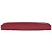 Cuscino per Pallet per Panchina Rosso Vino 120x40x8 cm Tessuto Oxford - Foto miniatura 2