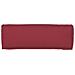 Cuscino per Pallet per Panchina Rosso Vino 120x40x8 cm Tessuto Oxford - Foto miniatura 4