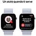 Watch Series 10 Serie 10 GPS 46mm Cassa in Alluminio Color Argento con Blu tempesta Sport Loop - Foto miniatura 3
