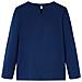 Maglietta Bambina Maniche Lunghe Blu Marino 104 - Foto miniatura 2