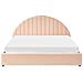 Letto Contenitore Bouclé Chadenet 180 X 200 Cm Rosa Pesca - Foto miniatura 6
