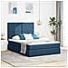 Letto con Contenitore Blu 140 x 190 cm Pelle Sintetica - Foto miniatura 2