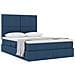 Letto con Contenitore Blu 140 x 190 cm Pelle Sintetica - Foto miniatura 3