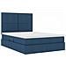 Letto con Contenitore Blu 140 x 190 cm Pelle Sintetica - Foto miniatura 5