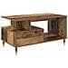 Tavolino da salotto con cassetto Legno vecchio 90 x 49 x 45 cm - Foto miniatura 8