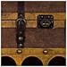Baul Porta Bottiglie In Legno Marrone 45x28x59h Cm - Foto miniatura 6