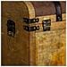 Baul Porta Bottiglie In Legno Marrone 45x28x59h Cm - Foto miniatura 7