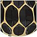 Vaso In Ceramica Nera E Oro, D16,5x23,5h Cm - Foto miniatura 6