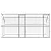 Cuccia per cani 2 pcs Argento 4 x 2 x 2 m Acciaio zincato - Foto miniatura 4