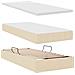 Letto con contenitore e materasso Crema 90 x 190 cm Poliestere - Foto miniatura 8