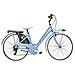 Bici Donna Telaio Alluminio Linea Cottage Misura 28 Bicicletta Cambio 6v City Bike Vintage Completa Di Accessori Finiture Panna - 44 Azzurro Pastello Opaco - Foto miniatura 1