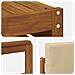 Set di divani da esterno con cuscino 5 pcs Naturale e Beige - Foto miniatura 7