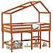 Struttura per letto soppalco Marrone Cera 90 x 190 cm - Foto miniatura 1