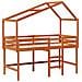 Struttura per letto soppalco Marrone Cera 90 x 190 cm - Foto miniatura 5