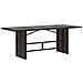 Set da pranzo per esterni 9 pz Nero polyrattan - Foto miniatura 3