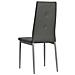 Sedie Sala Da Pranzo 4 Pz Pelle Artificiale 43x43,5x96cm Grigio - Foto miniatura 7