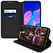 Custodia Per Huawei P40 Lite E Copertina Portacarte Supporto Nera - Foto miniatura 4