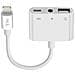 Adattatore Iphone / Ipad Da Lightning Verso Jack 3,5 Usb E Lightning Bianco - Foto miniatura 1