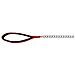 Guinzaglio Con Catena 3 Mm - Rosso - - Foto miniatura 2