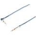 Sp-professional Audio-kabel 3 M 2 X 3.5mm Blau - Chrom (sp30823) - Foto miniatura 2