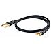 CHLP310LU3 3m 2 x 6.35mm 2 x RCA Nero cavo audio - Foto miniatura 1
